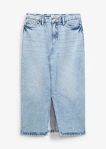 Jeanskjol i midilängd, bonprix