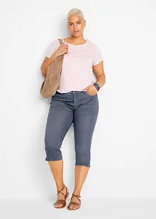 Stretchiga caprijeans, bonprix