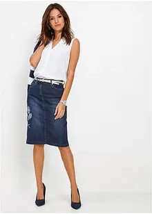 Randig bomullscardigan, bonprix