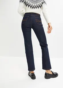Stretchjeans med vida ben och hög midja, bonprix