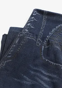 Sömlösa leggings med jeanslook och kraftigt formande effekt, bonprix