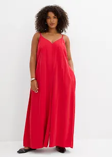 Jumpsuit i viskosmix med justerbara axelband, bonprix