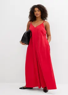 Jumpsuit i viskosmix med justerbara axelband, bonprix