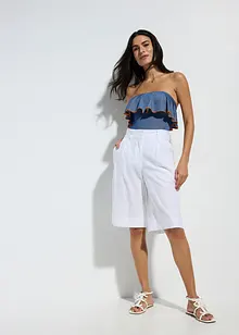 Bandåbaddräkt med jeanslook, bonprix