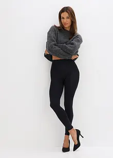 Fleecefodrade leggings 140 den, bonprix