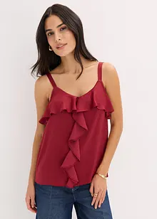 Linne i glansig satin, bonprix