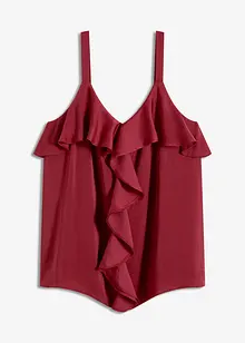 Linne i glansig satin, bonprix