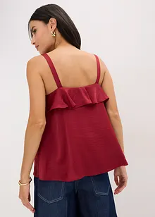 Linne i glansig satin, bonprix