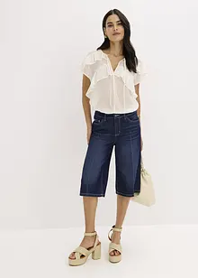 Jeansshorts Mid Waist, Low Stretch, bonprix