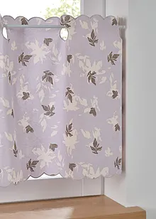 Cafégardin av ekologisk bomull med blommönster, bonprix