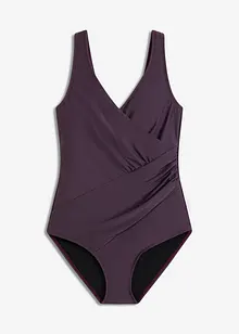 Baddräkt med omlottlook och medelhög formande effekt, bonprix