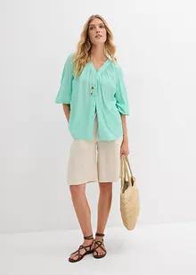 Bermudas i mjuk viskosmix, bonprix