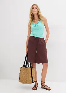 Bermudas i mjuk viskosmix, bonprix