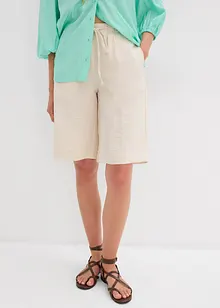 Bermudas i mjuk viskosmix, bonprix