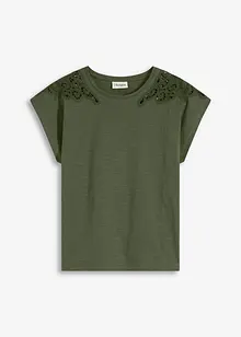 Topp med spetsdetaljer, bonprix