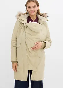 Mammakappa i vind- och vattentätt material med babyficka, bonprix