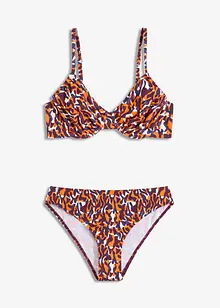 Bygelbikini (2 delar) med högt skurna benöppningar, bonprix