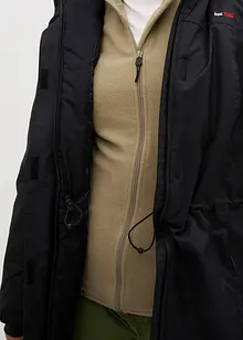 Värmande, vattentät funktionskappa med fuskpäls, bonprix