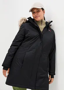 Värmande, vattentät funktionskappa med fuskpäls, bonprix