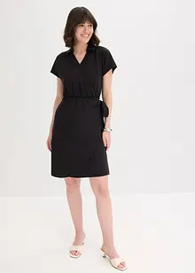 Miniklänning med omlottlook, bonprix