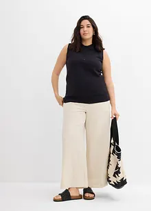 Stickad topp, bonprix