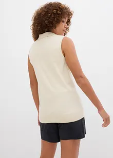 Stickad topp, bonprix