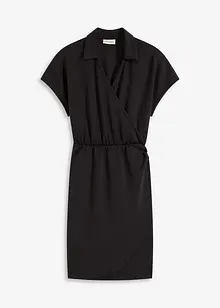 Miniklänning med omlottlook, bonprix