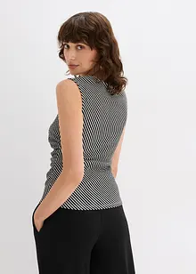 Rynkad topp, bonprix