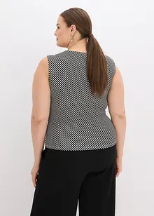 Rynkad topp, bonprix