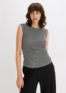 Rynkad topp, bonprix