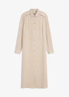 Skjortklänning med spets, bonprix