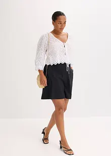 Bermudas med intagningar, bonprix