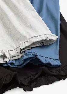 Pyjamasshorts av ekologisk bomull (3-pack), bonprix