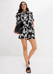 Viskosblus med tryck, bonprix