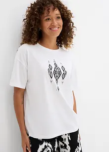 T-shirt med tryck, bonprix