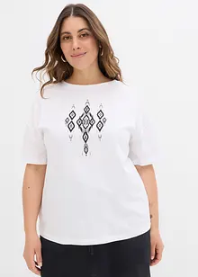 T-shirt med tryck, bonprix