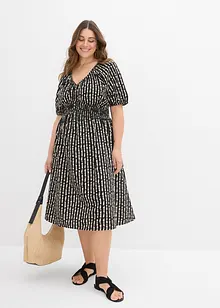 Midiklänning av mjuk viskos, bonprix