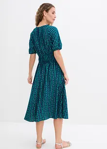 Midiklänning av mjuk viskos, bonprix