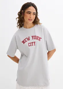 Oversized topp av ekologisk bomull, bonprix