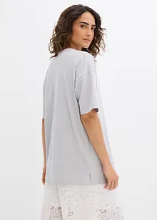 Oversized topp av ekologisk bomull, bonprix