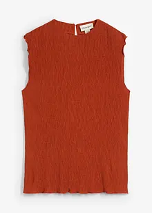 Linne i krinklat material med struktur, bonprix