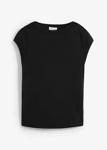 Ribbad topp av mjuk modalmix, bonprix