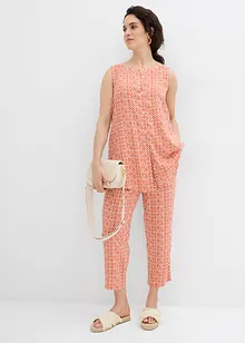 Lång blus av mjuk viskos, bonprix