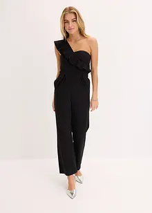 One shoulder-jumpsuit av lätt viskosmaterial, bonprix