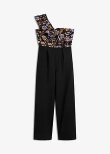 One shoulder-jumpsuit av lätt viskosmaterial, bonprix