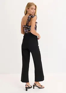 One shoulder-jumpsuit av lätt viskosmaterial, bonprix