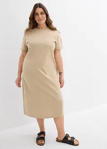 Jerseyklänning av ekologisk bomull, bonprix