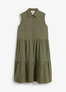 Tunikaklänning av luftig muslin, bonprix