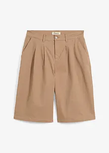 Långa bermudashorts av elastisk bomullsmix, bonprix