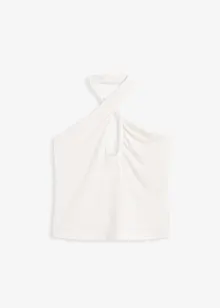 Linne med halterneck och cutout, bonprix